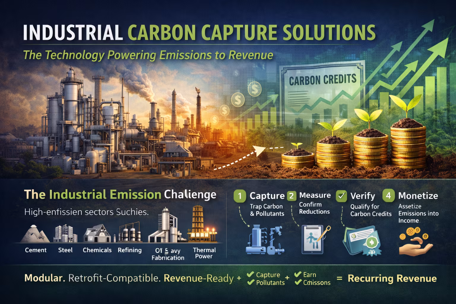 Industrial Carbon Capture Solutions: The Technology Powering Emissions to Revenue