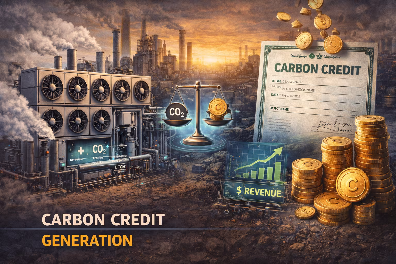 Carbon Credit Generation: How Indian Industries Convert Verified Reductions Into Revenue