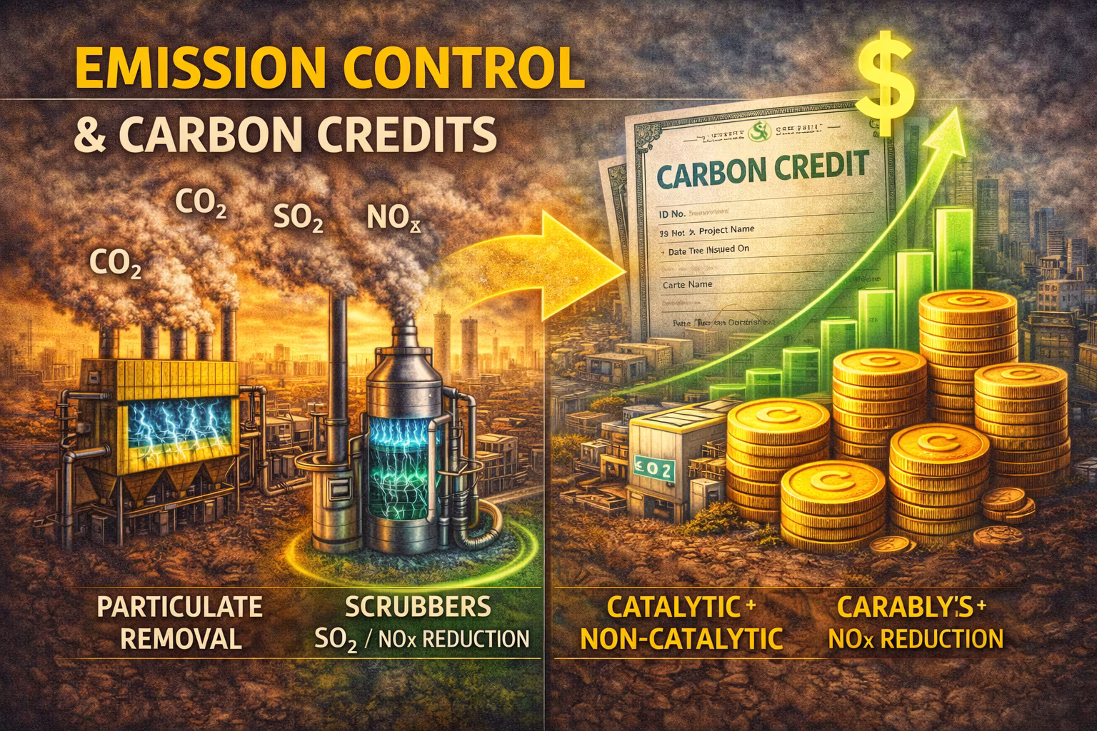 Emission Control Technology Guide: Systems, Costs and Compliance for Indian Industry for Carbon Credit Generation